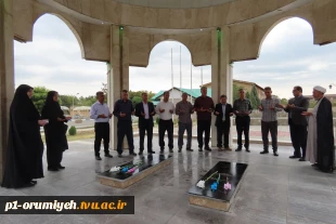 تجدید میثاق اعضای هیئت رئیسه دانشگاه فنی و حرفه‌ای استان آذربایجان غربی با آرمان‌های انقلاب 5