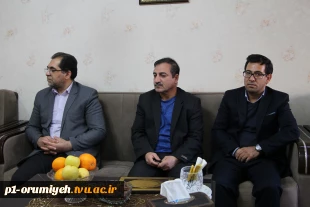 دیدار رئیس دانشگاه فنی و حرفه‌ای استان آذربایجان غربی با پدر شهید فخرالدین موسی‌الرضائی 2