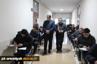 بازدید رئیس دانشگاه ملی مهارت واحد استان آذربایجان غربی از امتحانات پایان ترم دانشگاه 3