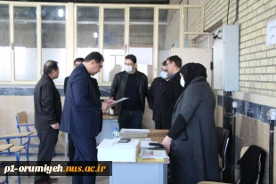 بازدید رئیس دانشگاه ملی مهارت واحد استان آذربایجان غربی از امتحانات پایان ترم دانشگاه 8